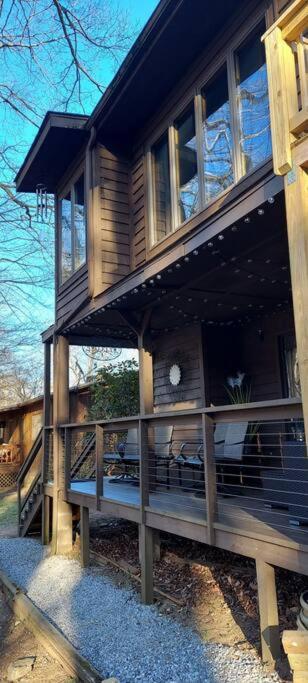 J.Creek Retreat, Creekside Townhouse +1 Car Garage Villa Maggie Valley Dış mekan fotoğraf